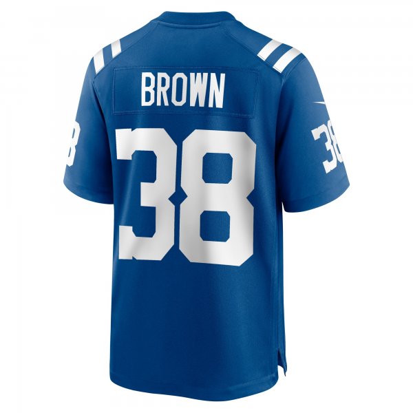 Men's Indianapolis Colts Tony Brown Nike Royal Player Game Jersey