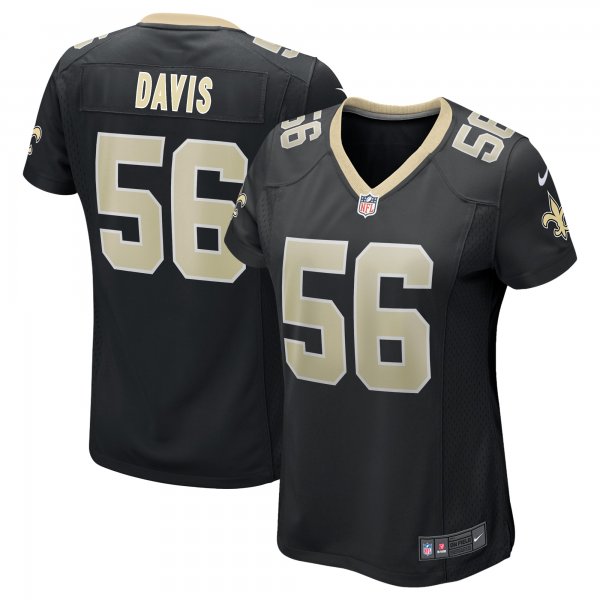 Women's Nike Demario Davis Black New Orleans Saints Game Jersey