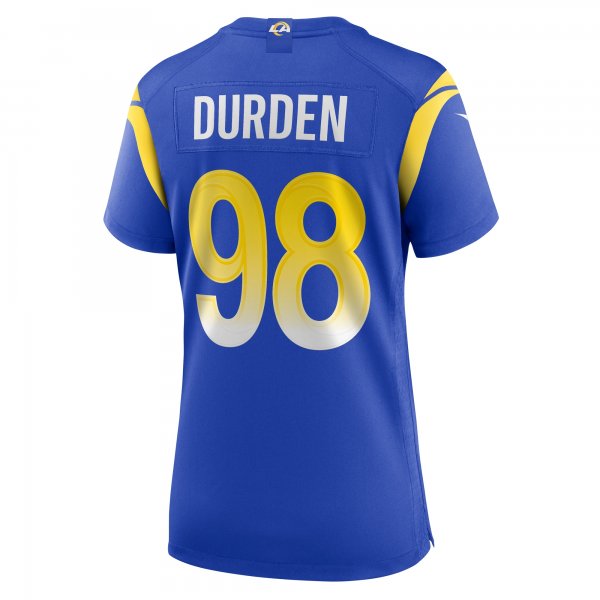 Women's Los Angeles Rams Cory Durden Nike  Royal  Game Jersey