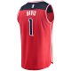 Youth Washington Wizards Johnny Davis Fanatics Red Fast Break Replica Jersey - Icon Edition