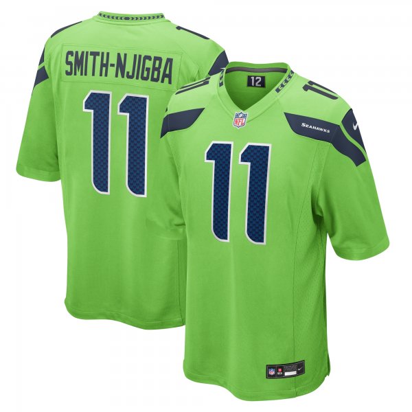 Men's Seattle Seahawks Jaxon Smith-Njigba Nike Neon Green  Game Jersey