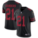 Men's Nike San Francisco 49ers #21 Deion Sanders Black Alternate Stitched NFL Vapor Untouchable Limited Jersey