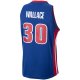 Men's Detroit Pistons Rasheed Wallace Mitchell & Ness Royal 2003/04 Hardwood Classics Swingman Jersey