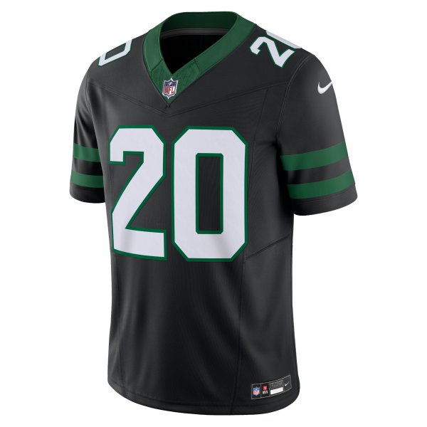 Men's New York Jets Breece Hall Nike Legacy Black Alternate Vapor F.U.S.E. Limited Jersey