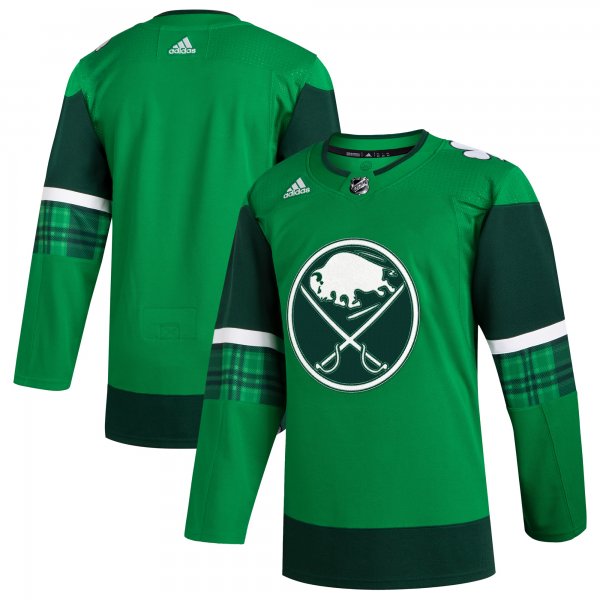 Men's Buffalo Sabres  adidas Kelly Green 2023 St. Patrick's Day Primegreen Jersey