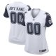 Women's Dallas Cowboys  Nike White Alternate Custom Game Jersey