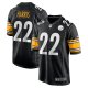 Men's Pittsburgh Steelers Najee Harris Nike Black Game Jersey