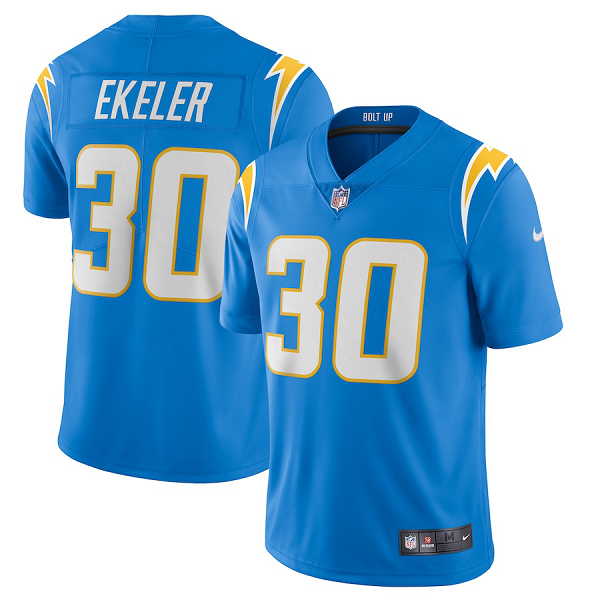 Men's Los Angeles Chargers #30 Austin Ekeler Nike Powder Blue Vapor Limited Jersey