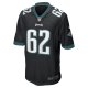 Men's Philadelphia Eagles Jason Kelce Nike Black Game Jersey