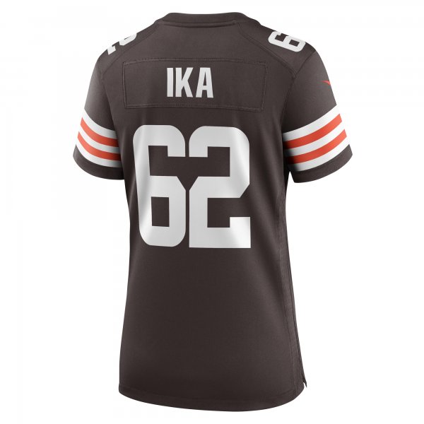 Women's Cleveland Browns Siaki Ika Nike  Brown Team Game Jersey