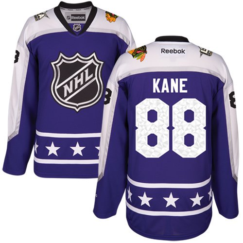 Chicago Blackhawks #88 Patrick Kane Purple 2017 All-Star Central Division Women's Stitched NHL Jersey