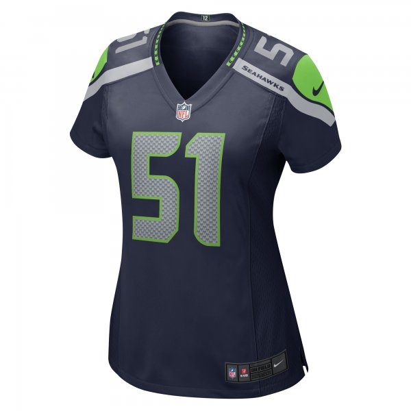 Women's Seattle Seahawks Olusegun Oluwatimi Nike College Navy  Game Jersey