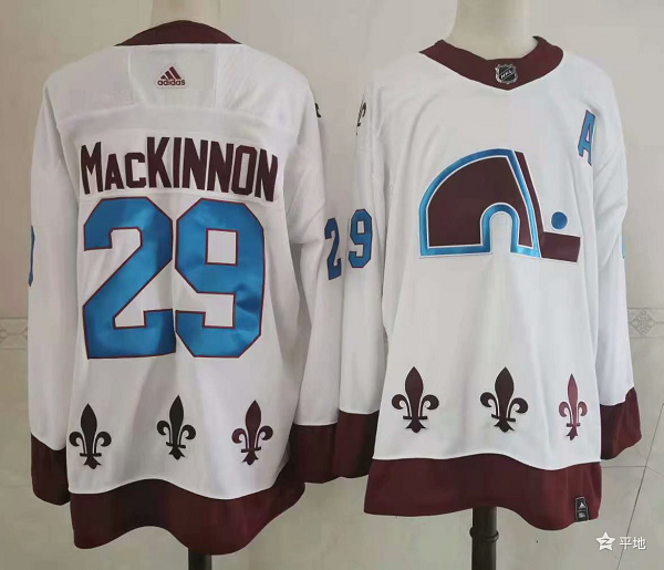 Men's Colorado Avalanche #29 Nathan MacKinnon White Adidas 2020-21 Stitched NHL Jersey