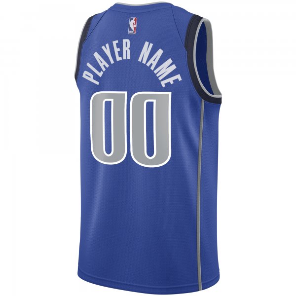 Men's Dallas Mavericks Nike Blue Swingman Custom Jersey - Icon Edition