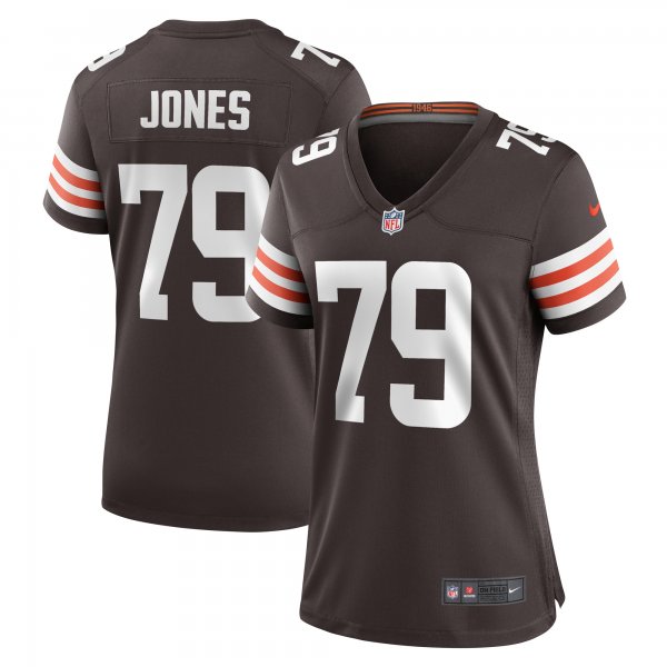 Women's Cleveland Browns Dawand Jones Nike  Brown Team Game Jersey