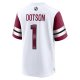 Men's Washington Commanders Jahan Dotson Nike White Game Player Jersey