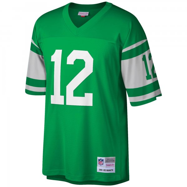 Men's New York Jets Joe Namath Mitchell & Ness Kelly Green Legacy Replica Jersey