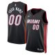 Unisex Miami Heat Nike Black Swingman Custom Jersey - Icon Edition