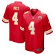 Men's Kansas City Chiefs Rashee Rice Nike  Red  Game Jersey