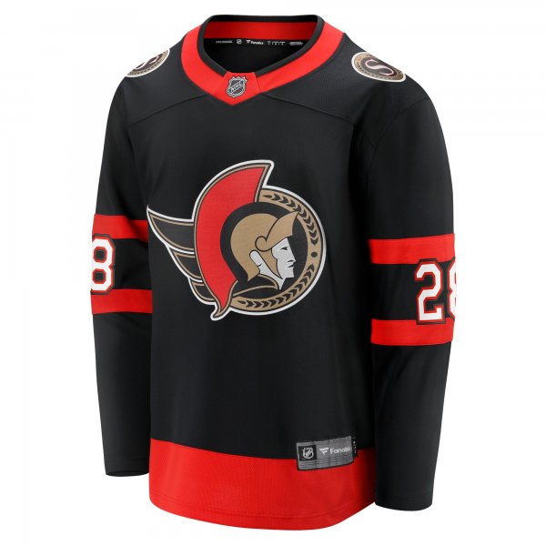 Men's Ottawa Senators Claude Giroux Fanatics Black Home Breakaway Player Jersey