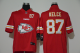 Men's Kansas City Chiefs #87 Travis Kelce Red 2020 Big Logo Number Vapor Untouchable Stitched NFL Nike Fashion Limited Jersey