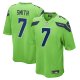 Men's Seattle Seahawks Geno Smith Nike Neon Green  Game Jersey