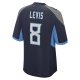 Men's Tennessee Titans Will Levis Nike Navy 2023 NFL Draft Pick Game Jersey