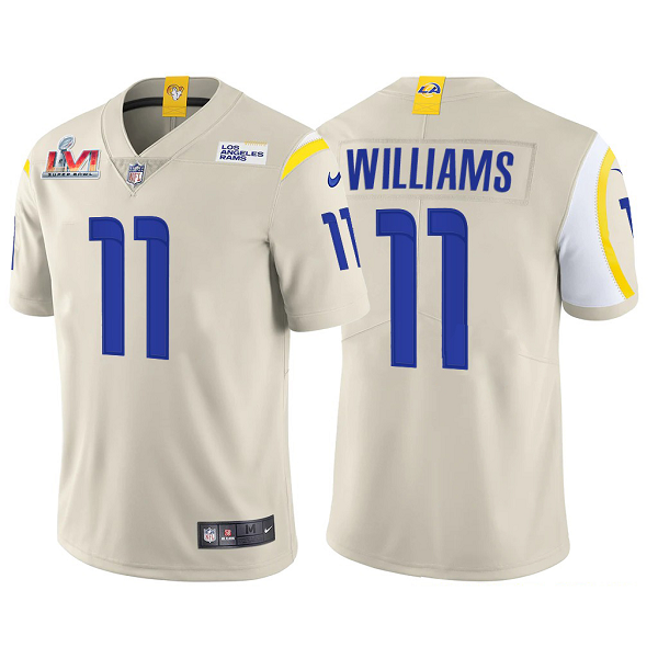 Darious Williams Super Bowl LVI Bound Los Angeles Rams Bone #11 Elite Limited Jersey