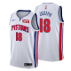 Men's Detroit Pistons #18 Cory Joseph White 2021 NBA Draft Classic Edition Jersey