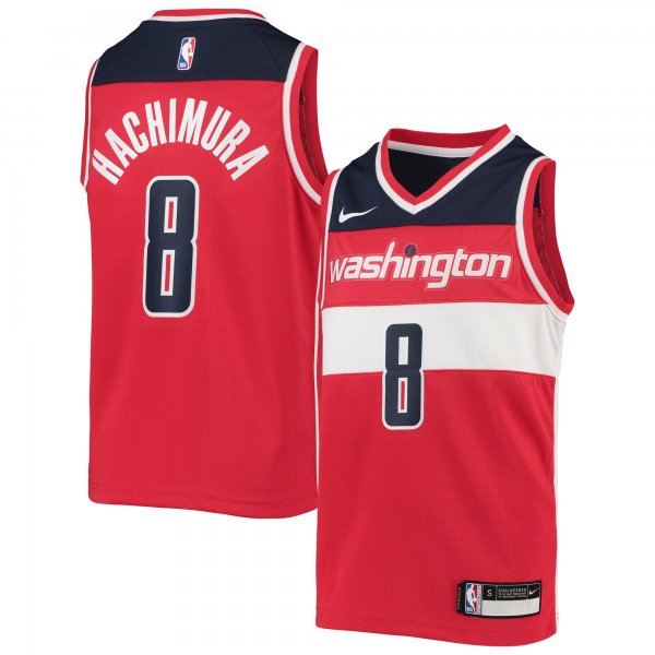 Youth Washington Wizards Rui Hachimura Nike Red Team Swingman Jersey