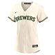 Women's Milwaukee Brewers Nike Cream Home Replica Team Jersey