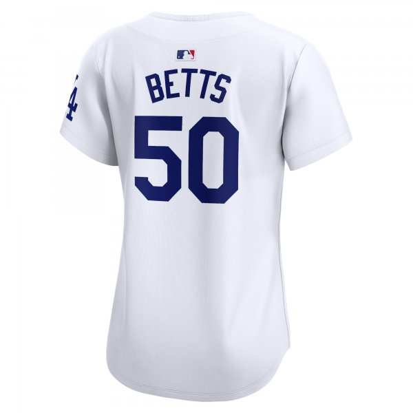 Women's Los Angeles Dodgers Mookie Betts Nike White Home Limited Player Jersey