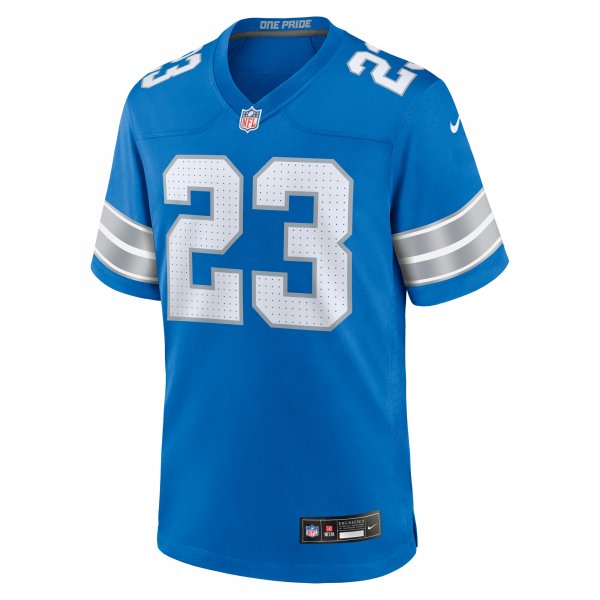 Men's Detroit Lions Carlton Davis III Nike  Blue Game Jersey