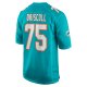 Men's Miami Dolphins Jack Driscoll Nike  Aqua Team Game Jersey