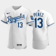 Men's Salvador Perez #13 Kansas City Royals 2022 White MLB Jersey