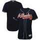 Atlanta Braves Blank Navy Blue Flexbase Collection Stitched MLB Jersey