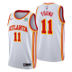 Men's Atlanta Hawks #11 Trae Young White 2021 NBA Draft Classic Edition Jersey