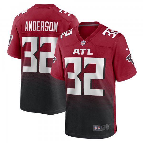 Men's Atlanta Falcons Jamal Anderson Nike Red Retired Player Alternate Game Jersey