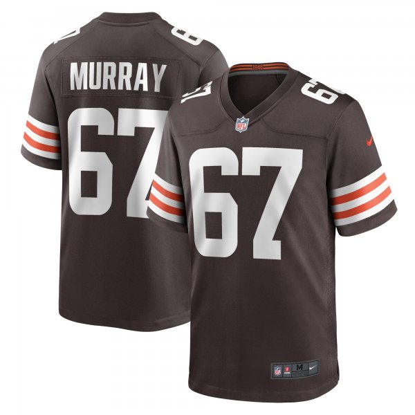 Men's Cleveland Browns Justin Murray Nike  Brown Team Game Jersey