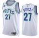 Men's Nike Minnesota Timberwolves #27 Rudy Gobert White 2023/24 Swingman Classic Edition Jersey