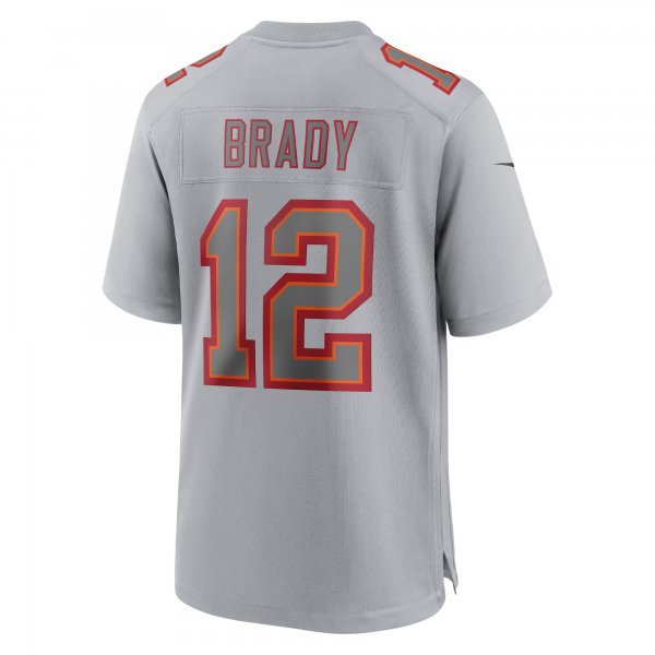 Men's Tampa Bay Buccaneers Tom Brady Nike Gray Atmosphere Fashion Game Jersey