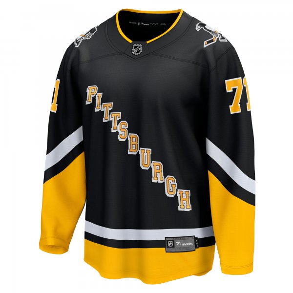 Men's Pittsburgh Penguins Evgeni Malkin Fanatics Black Alternate Premier Breakaway Player Jersey