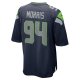 Men's Seattle Seahawks Mike Morris Nike College Navy  Game Jersey