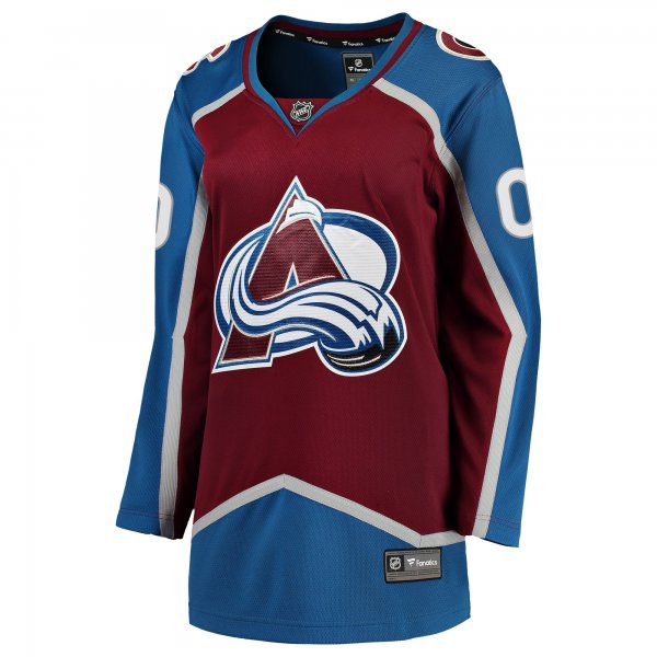 Women's Colorado Avalanche Fanatics Maroon Home Breakaway Custom Jersey