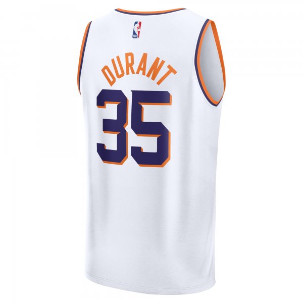 Men's Phoenix Suns Kevin Durant Fanatics White Fast Break Replica Player Jersey - Association Edition