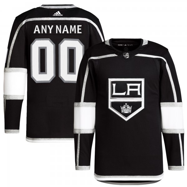 Men's Los Angeles Kings  adidas Black Home  Primegreen Custom Jersey