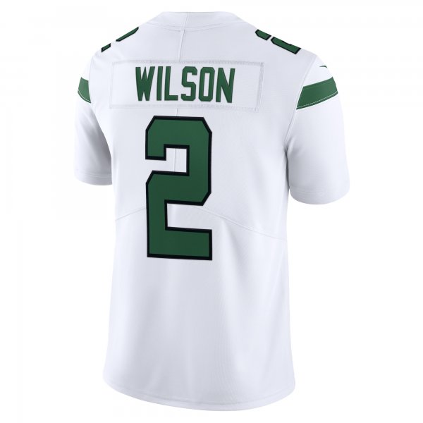 Men's New York Jets Zach Wilson Nike Spotlight White Vapor Limited Jersey