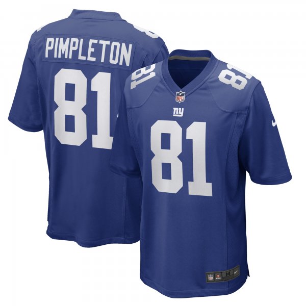 Men's New York Giants Kalil Pimpleton Nike Royal Game Player Jersey