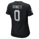 Women's Las Vegas Raiders Jakorian Bennett Nike  Black Team Game Jersey