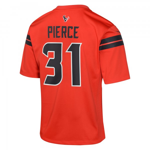 Youth Houston Texans Dameon Pierce Nike Red Alternate Game Jersey